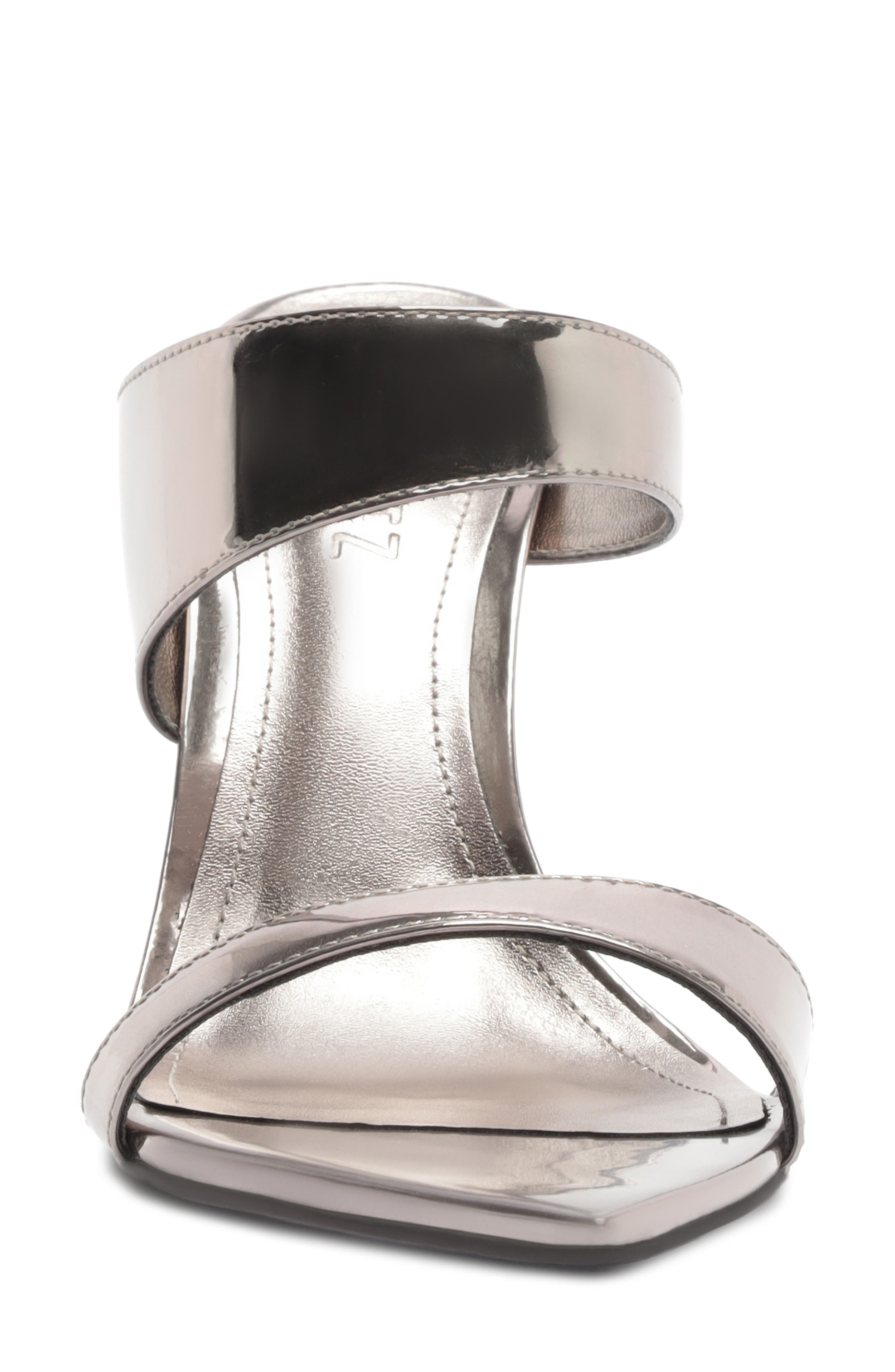 Jaselle Pointed Toe Sandal, Alternate, color, SILVER