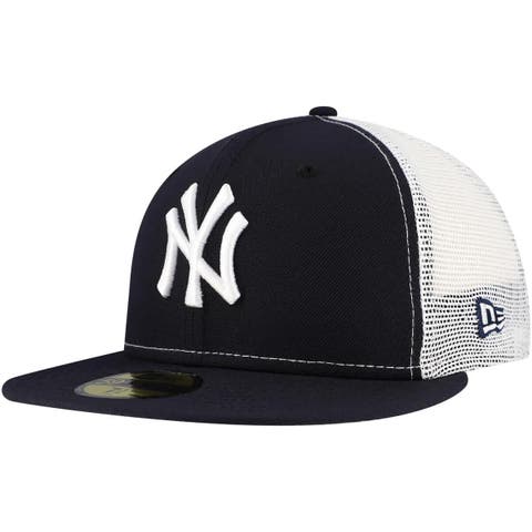 Men's New Era Navy New York Yankees Team Color 59FIFTY Trucker Fitted Hat
