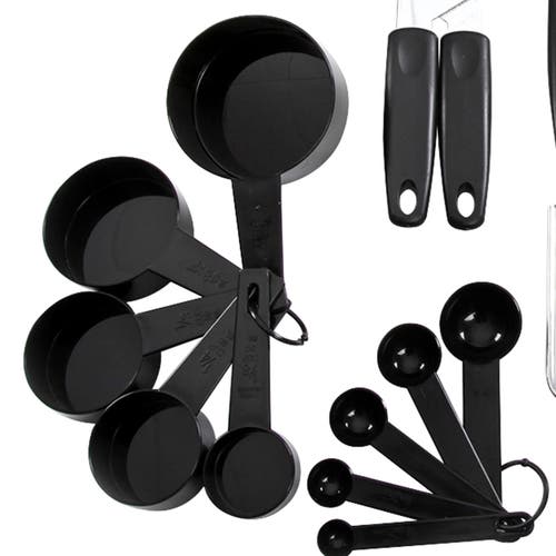 Gibson Home Total Kichen Chefs Better Basics 18pc Gadgets And Tools Set In Black