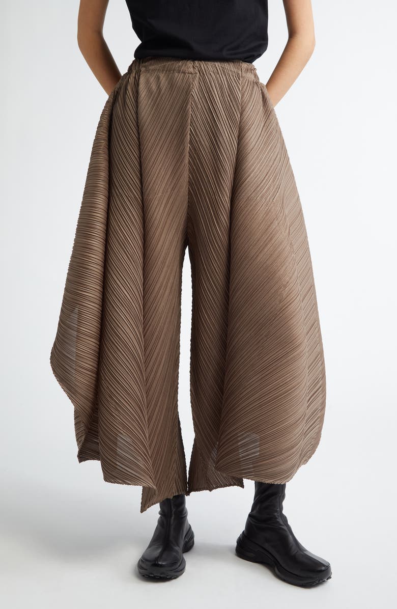 Pleats Please Issey Miyake Pleated Flare Wide Leg Pants | Nordstrom