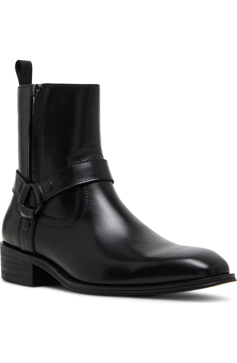 Steve Madden Essen Harness Boot, Main, color, Black Leather