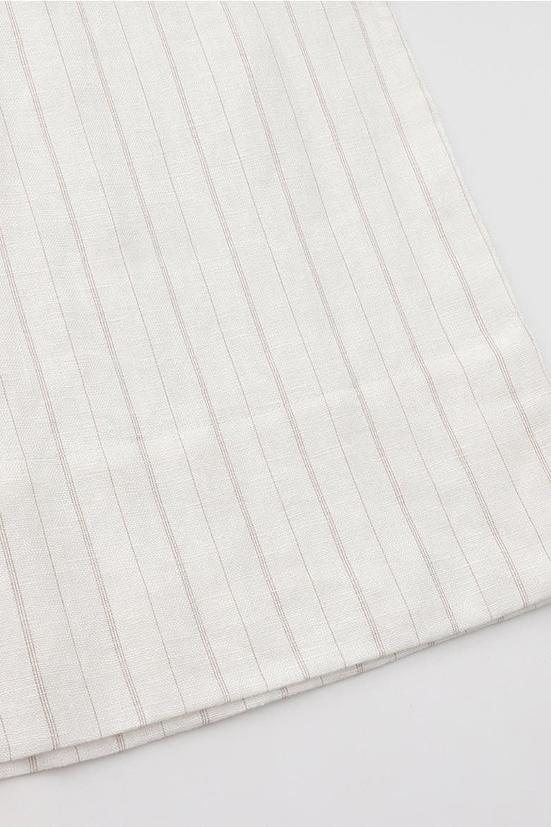 Rhea Wide-leg Linen Pant, Alternate, color, White Stripe
