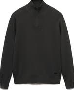 MANGO Thermoregulated Quarter Zip Sweater