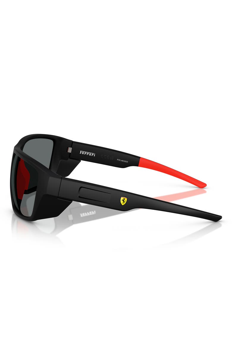 Scuderia Ferrari 61MM RECTANGLE, Alternate, color, Matte Black
