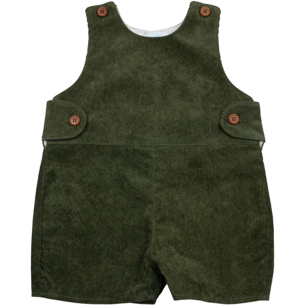 Cuclie Babies' Classic Jon Jon Overall In Green