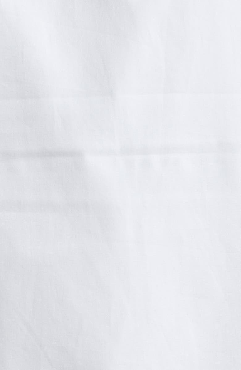 Thom Browne Crop Cotton Button-Up Shirt, Alternate, color, White