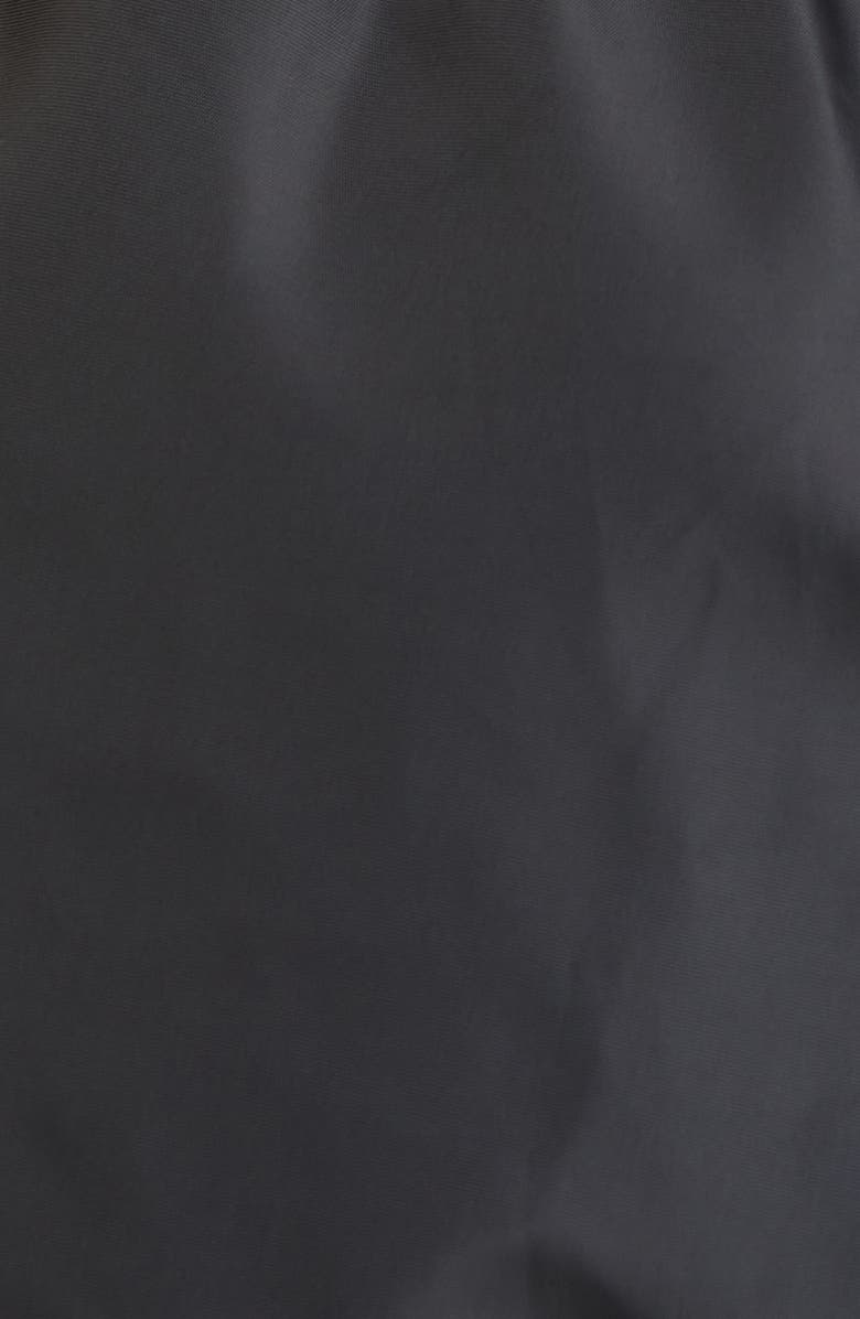 Off-White Men's Diagonals Outline Nylon Swim Trunks, Alternate, color, Black