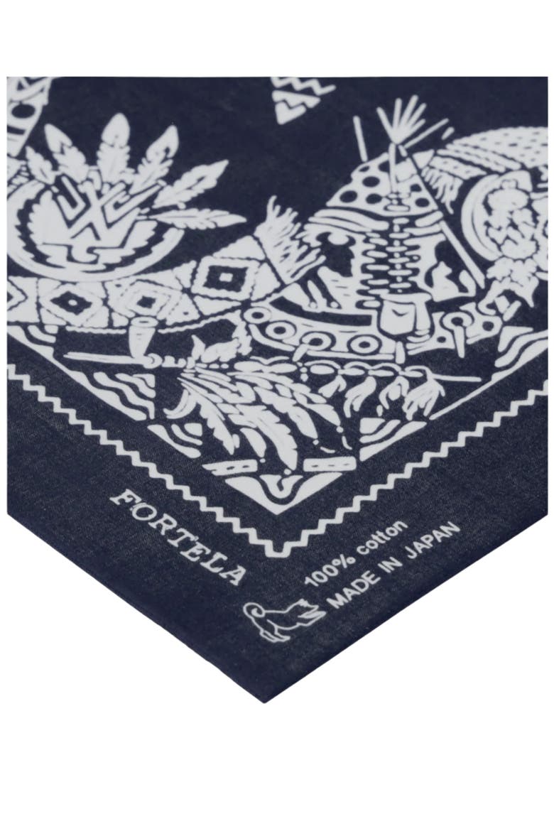 Cotton "Apach" Bandana, Alternate, color, BLUE