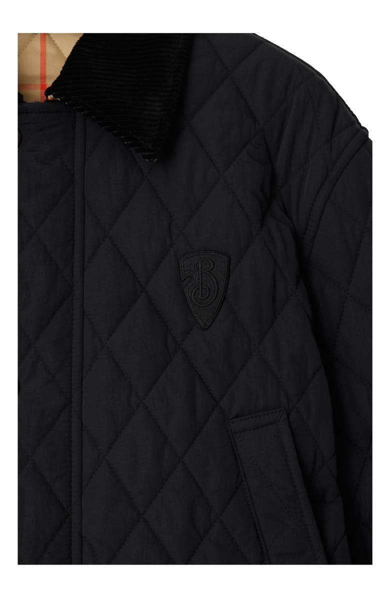 Burberry Quilted Nylon Barn Jacket, Alternate, color, 