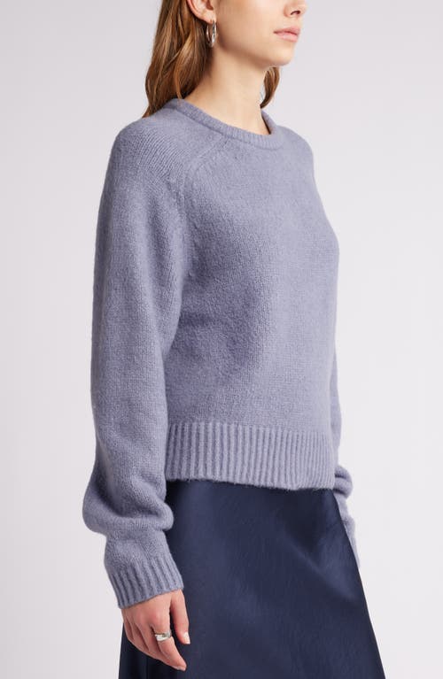 Open Edit Boxy Crewneck Sweater In Grey Folkstone