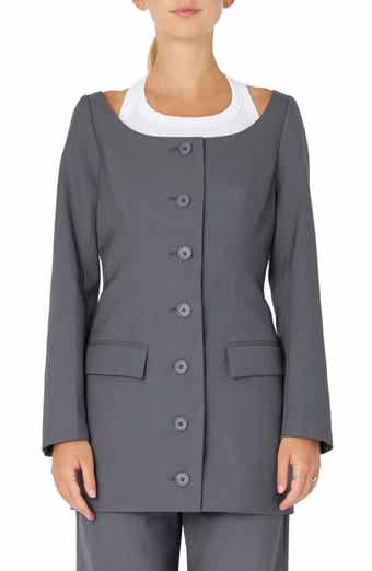 Boat Neck Blazer