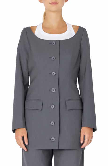 Boat Neck Blazer