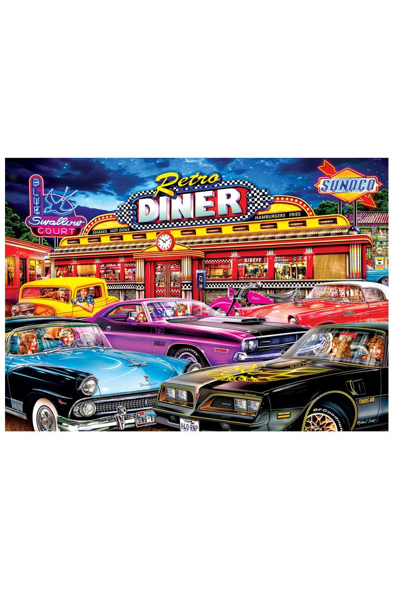Golden Hour Grease 500 Piece Puzzle, Alternate, color, Multicolor