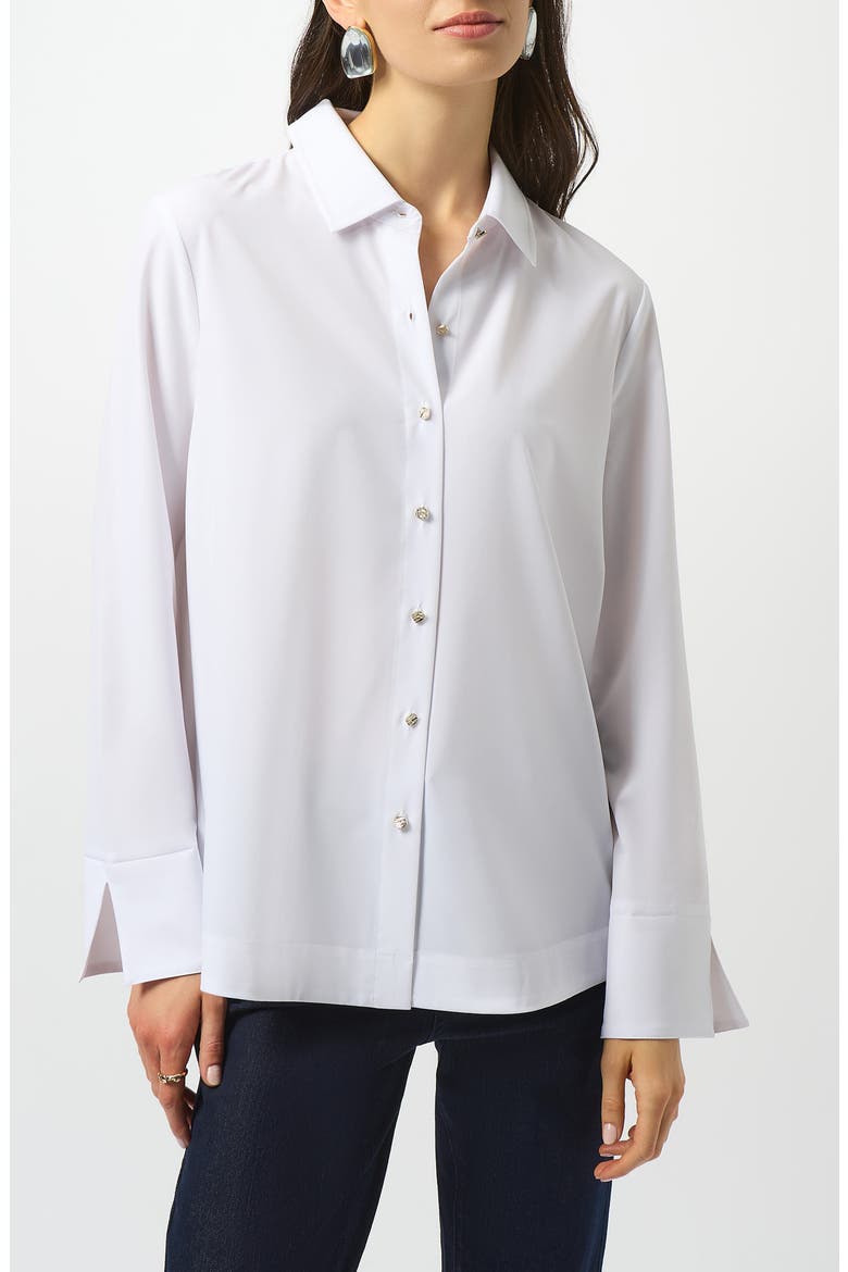 Shank Button Shirt, Main, color, OPTIC WHITE