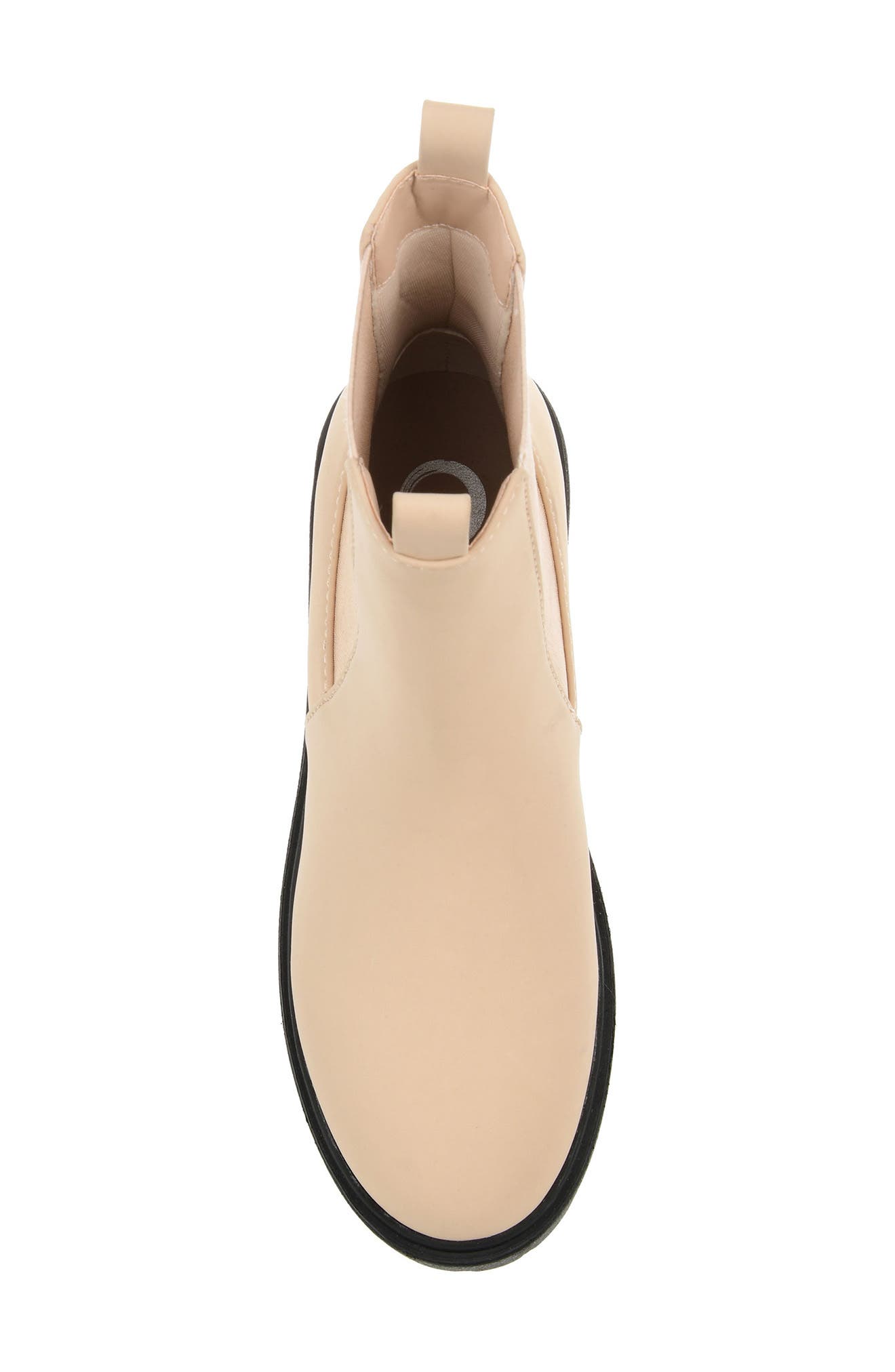 Journee Collection Ivette Vegan Leather Chelsea Combat Boot, Alternate, color, Tan