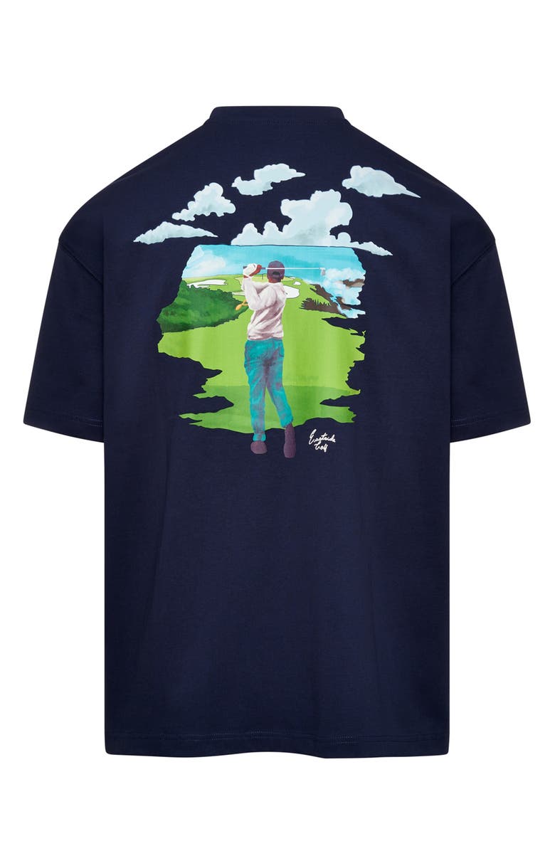 Eastside Golf Keep Swinging Graphic T-Shirt, Alternate, color, Midnight Navy