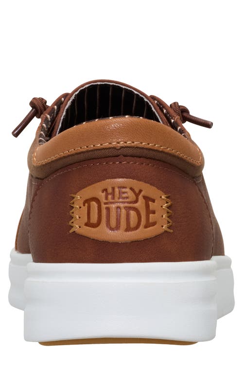 Hey Dude Paul Pro Low Top Slip-on Sneaker In Brown