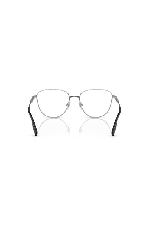 Burberry 55mm Phantos Optical Glasses In Silver