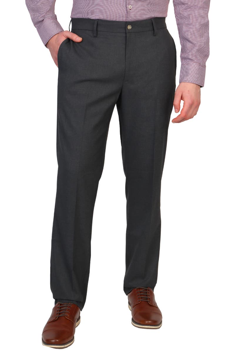 TailorByrd Tailored Performance Stretch Pants, Main, color, Graphite