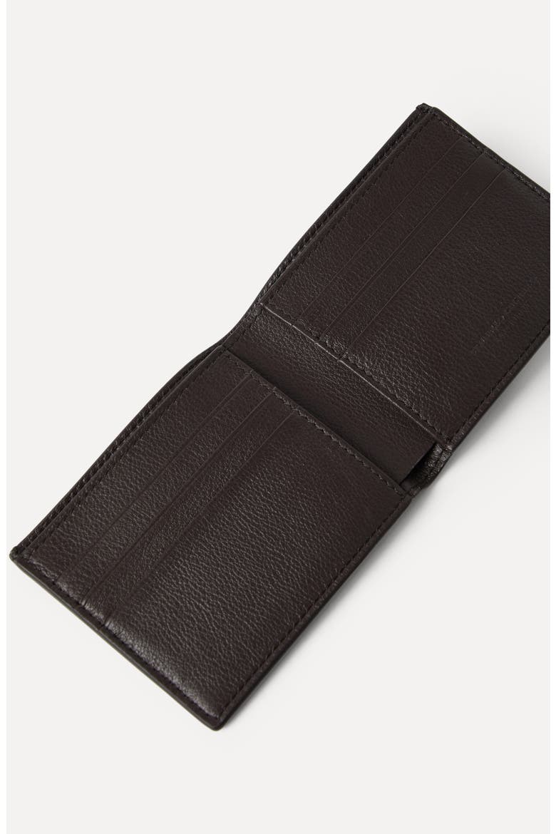 Calfskin wallet, Alternate, color, Dark Brown