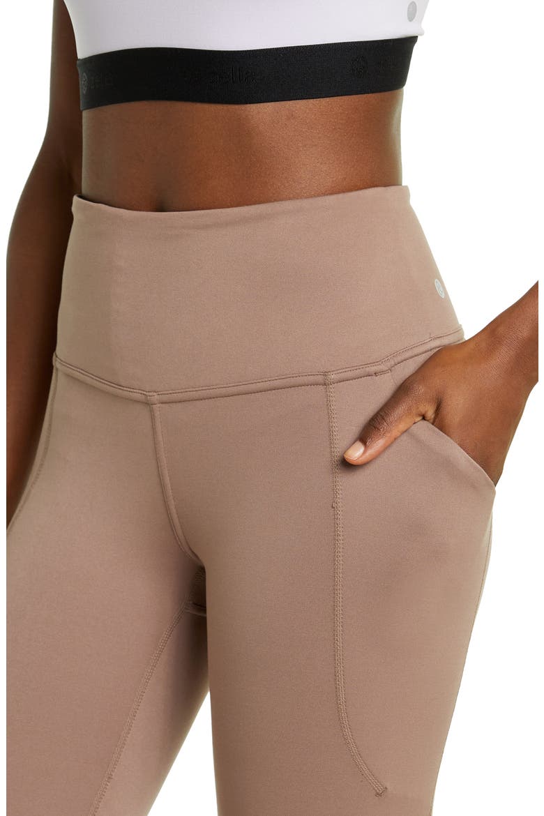 Renew High Waist Pocket Leggings, Alternate, color, BROWN TAUPE