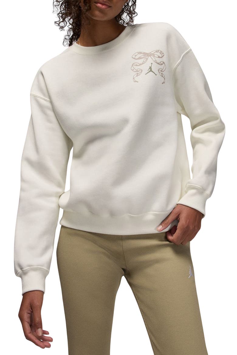 Brooklyn Fleece Graphic Sweatshirt, Main, color, SAIL