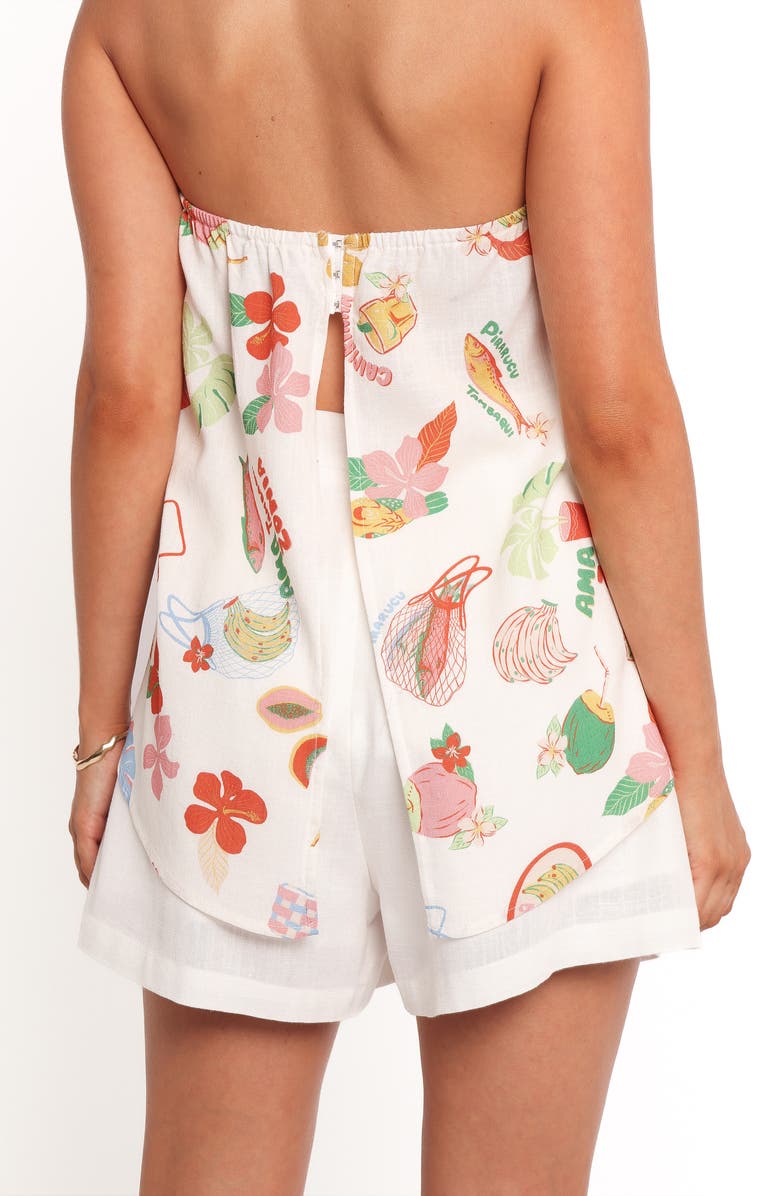 Petal & Pup Sui Print Strapless Top, Alternate, color, Alfresco