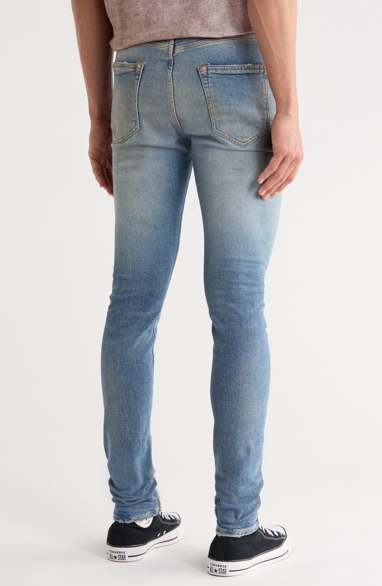 PURPLE BRAND Painter Skinny Jeans, Alternate, color, Faded Light Indigo