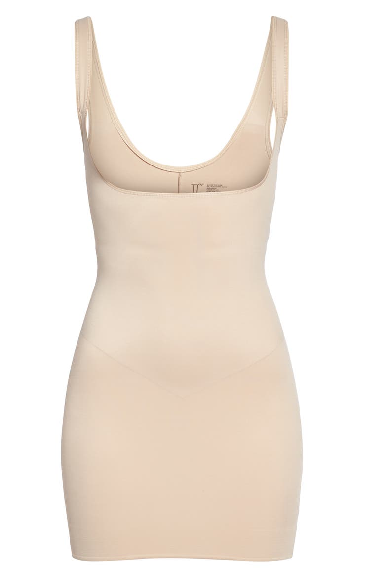 'Torsette' Underbust Shaping Slip, Alternate, color, NUDE