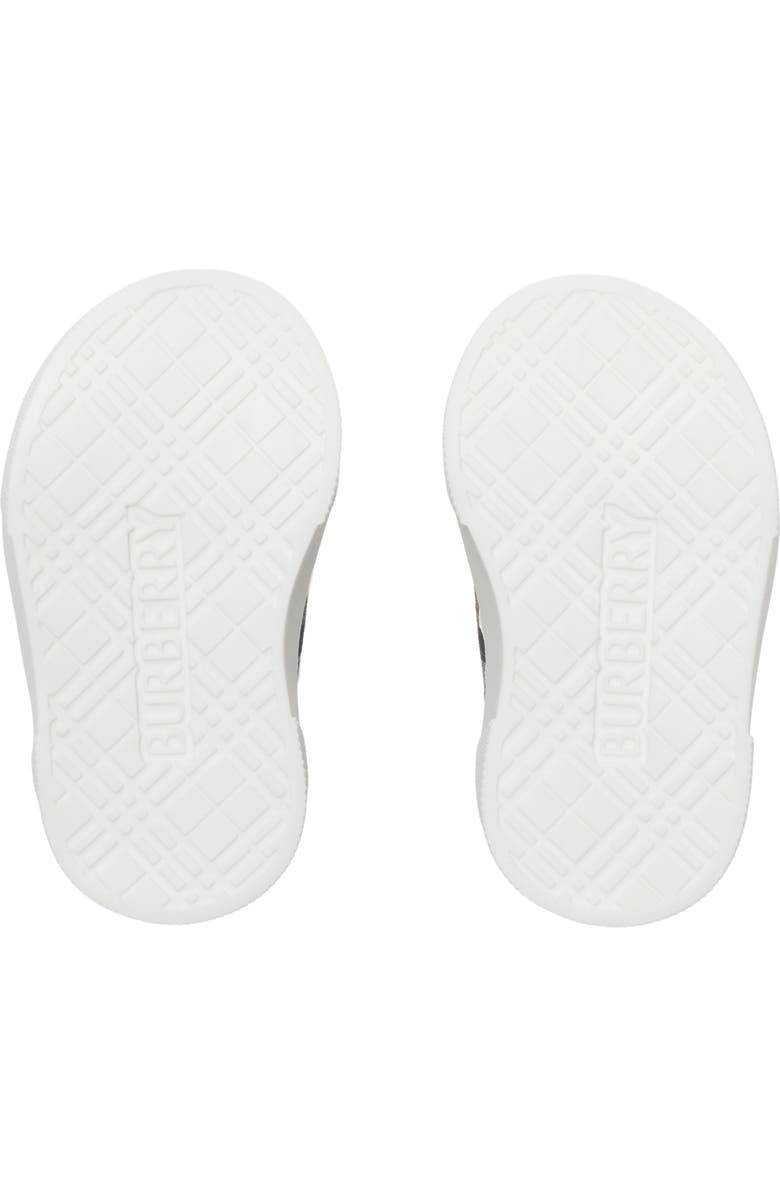 Burberry Check Cotton Sneakers, Alternate, color, Sand Beige