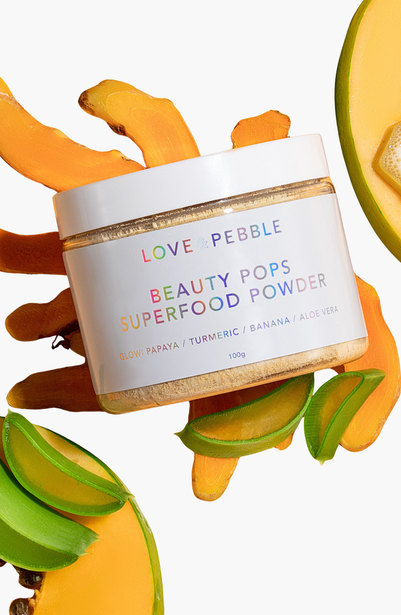 Love and pebble BEAUTY POPS Glow & Soothe Skincare Bundle, Alternate, color, Light Blue/White