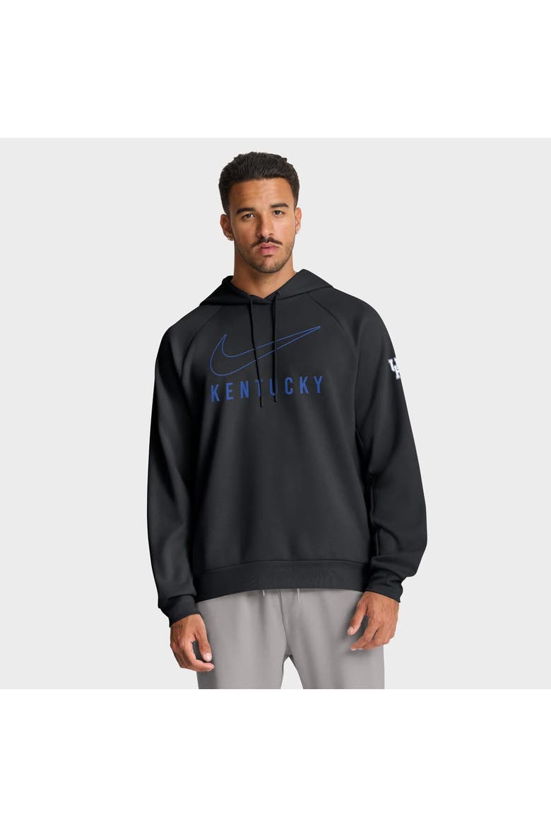Men's Nike Black Kentucky Wildcats Premium Raglan Performance Pullover Hoodie, Main, color, Black