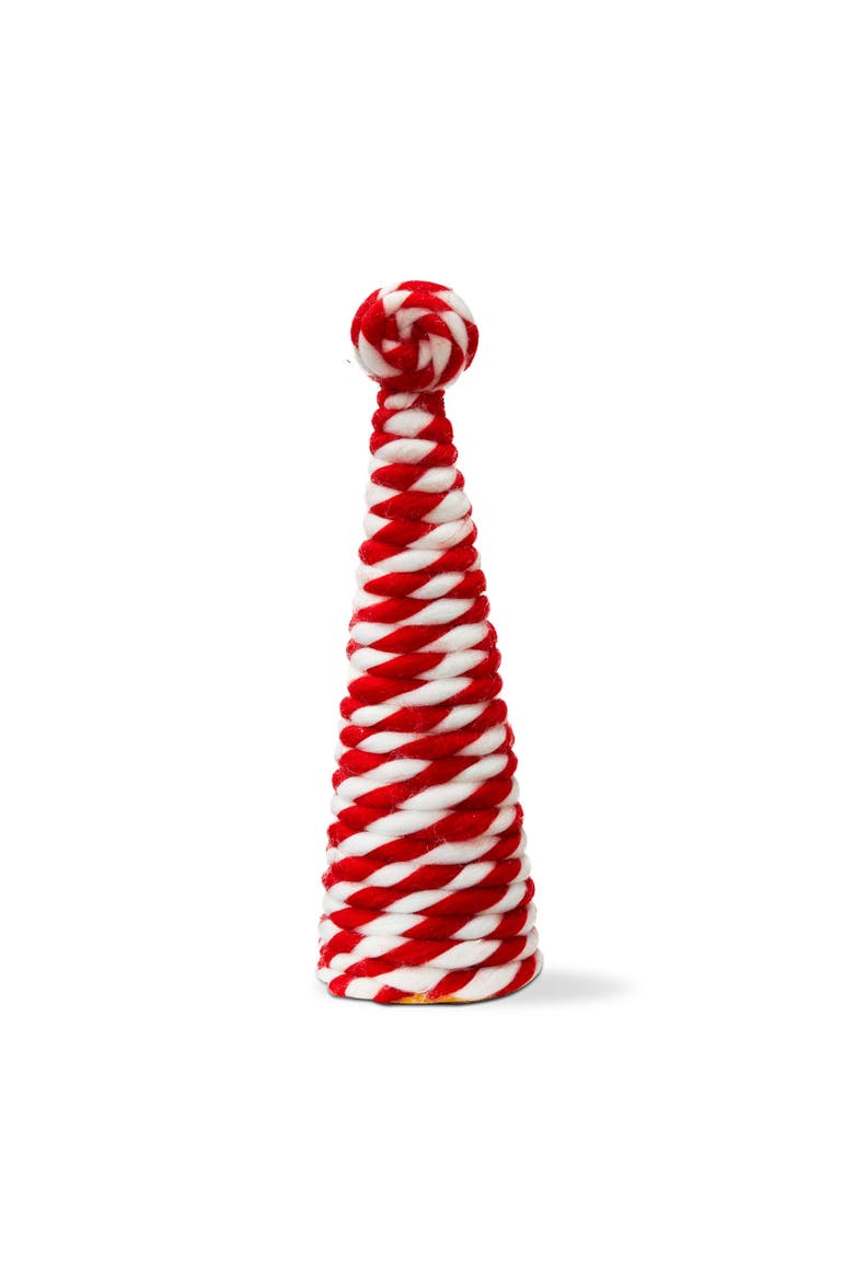 Large Peppermint Tree Holiday Decor Christmas Sculpture Red, Main, color, Red