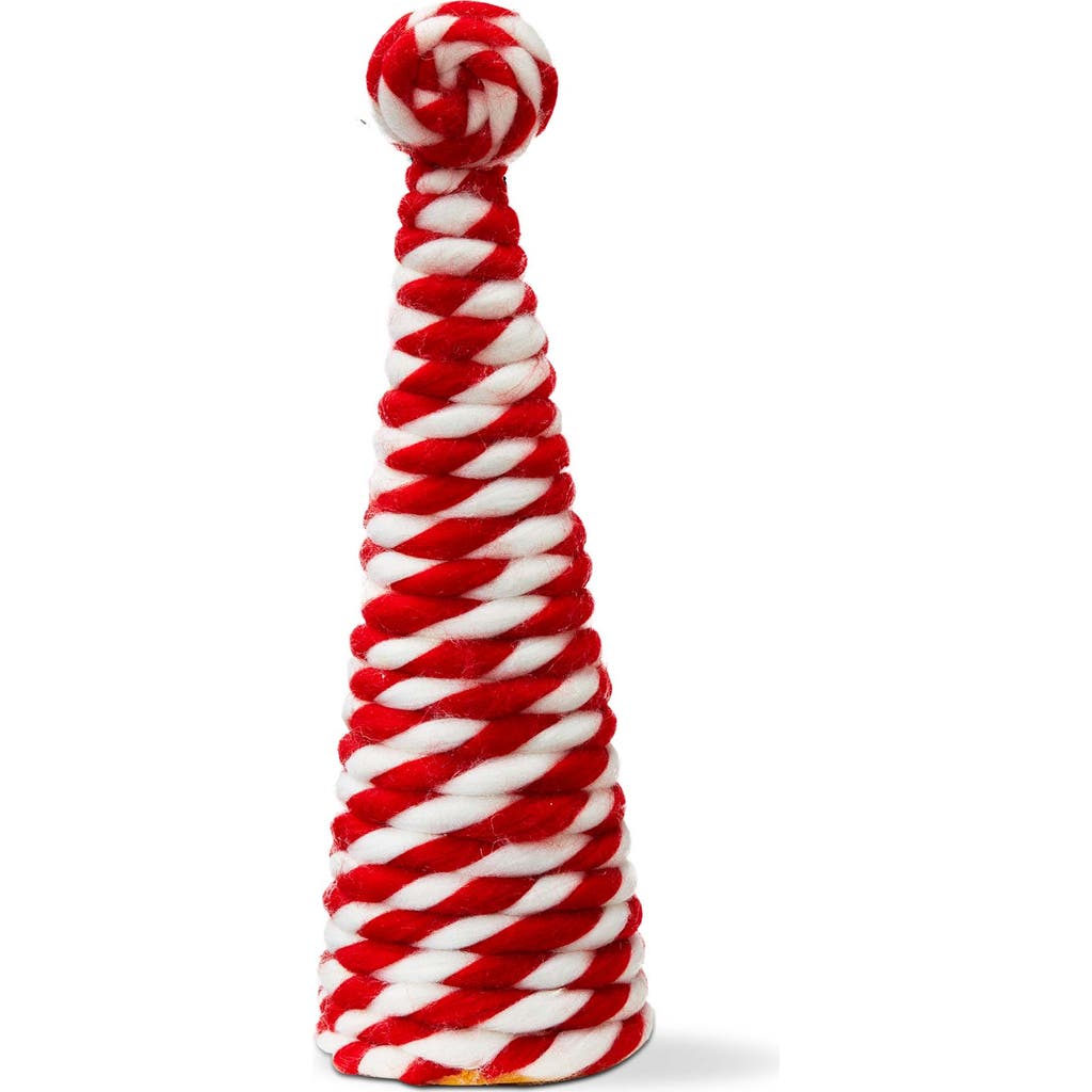 Tag Large Peppermint Tree Holiday Decor Christmas Sculpture Red In Red