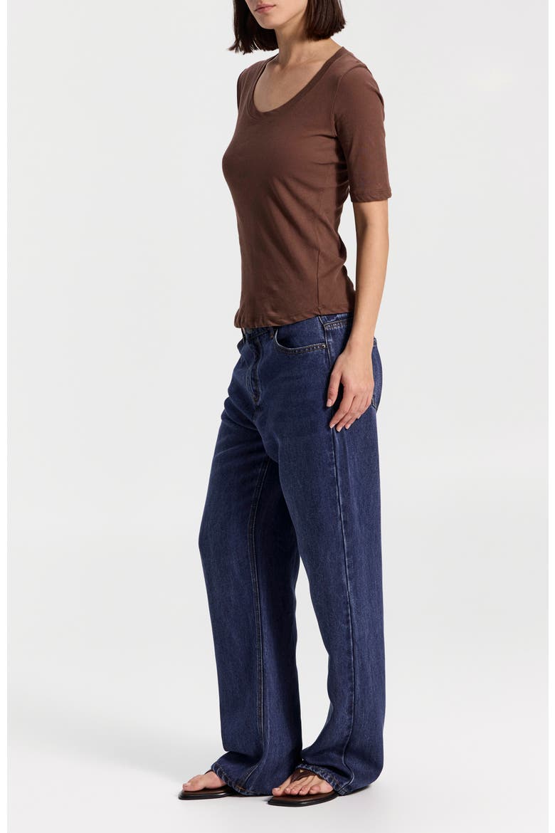 High-Rise Lightweight Jeans, Alternate, color, Dark Blue
