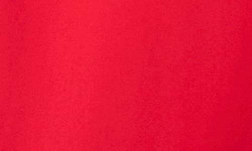 Cece Tie Cuff Button-up Top In Red