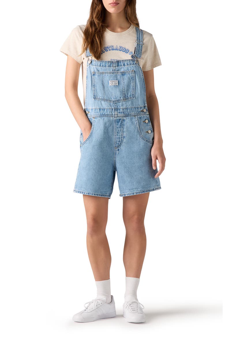 Vintage Denim Shortall, Main, color, I WILL