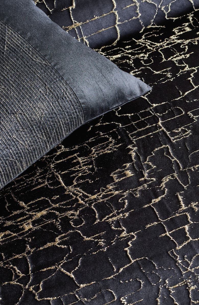 Donna Karan New York Onyx Duvet Cover, Alternate, color,