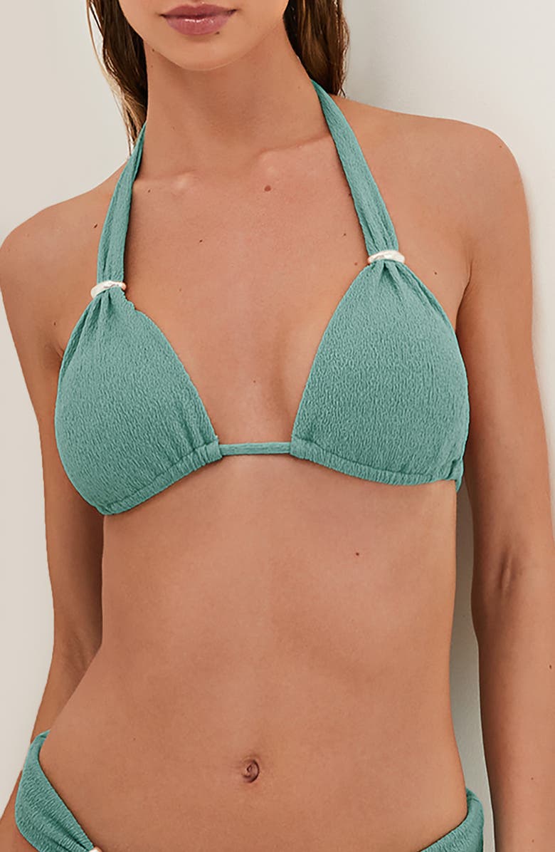 ViX Paula Hermanny Firenze Bia Tube Solid Halter Bikini Top, Main, color, 