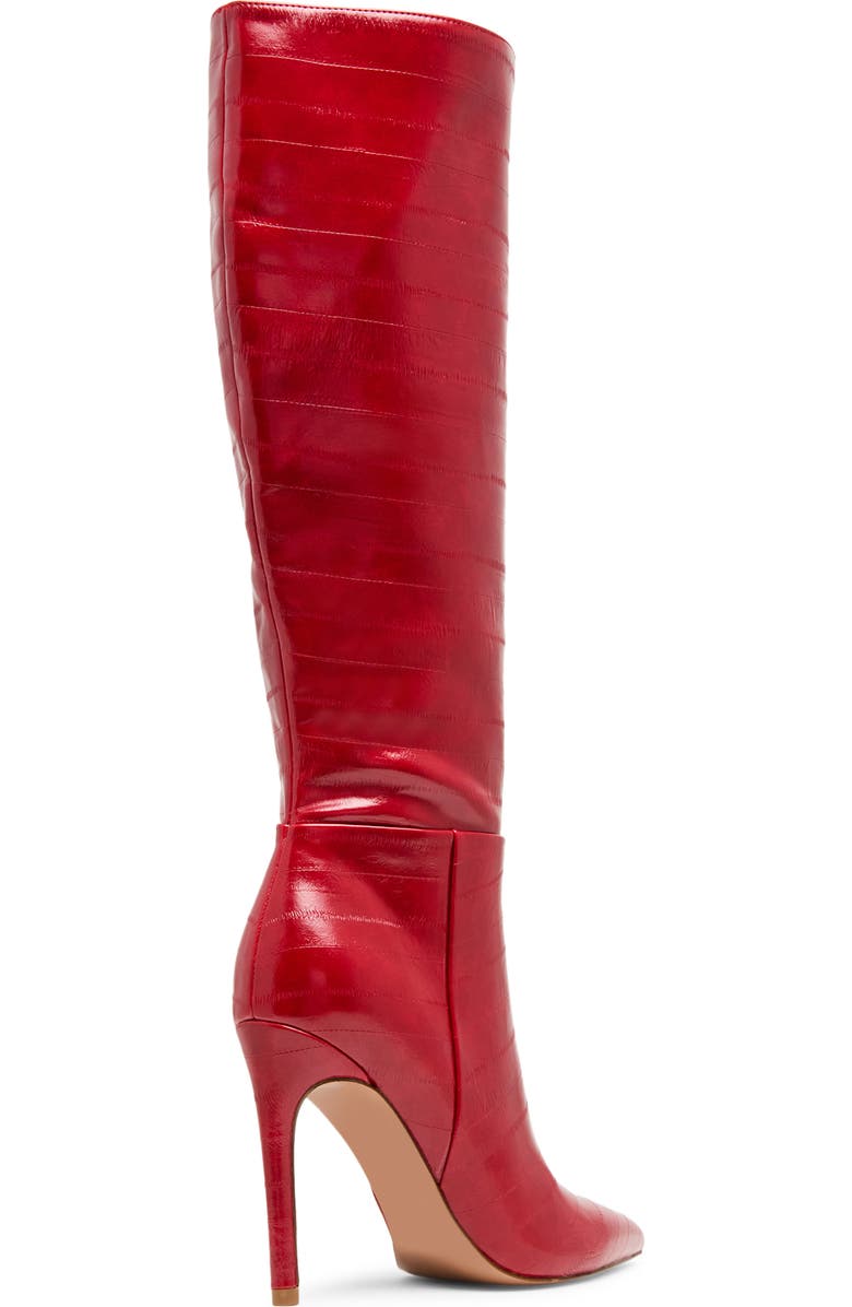 Steve Madden Nitro Knee High Boot, Alternate, color, Red Eel