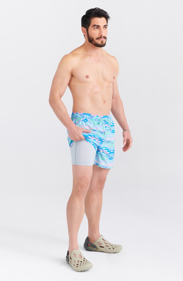 SAXX Oh Buoy 2-in-1 Volley Swim Shorts, Alternate, color,