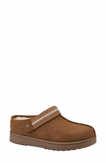 Incast Faux Shearling Lined Clog Slipper