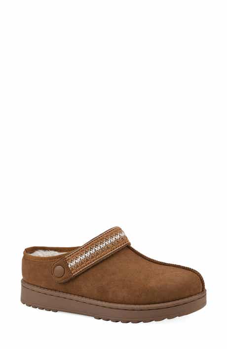 Incast Faux Shearling Lined Clog Slipper
