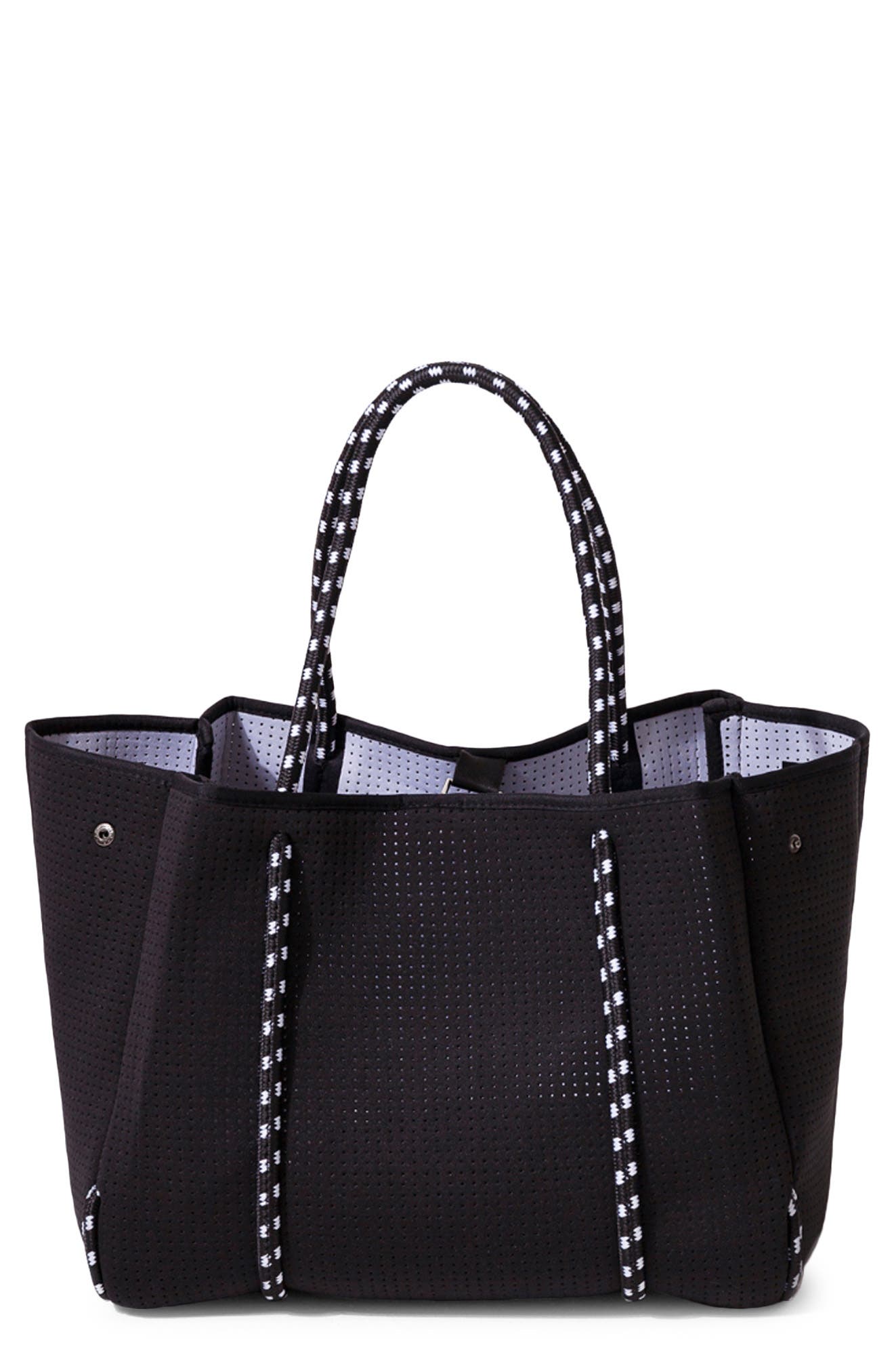POP UPS BRAND Everyday Neoprene Tote, Main, color, Black