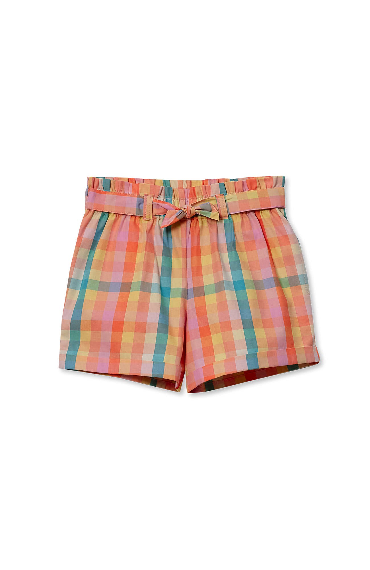Orange Multi Plaid
