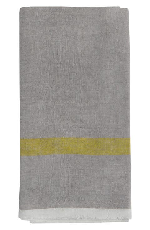 Set of 2 Laundered Linen Tea Towels
