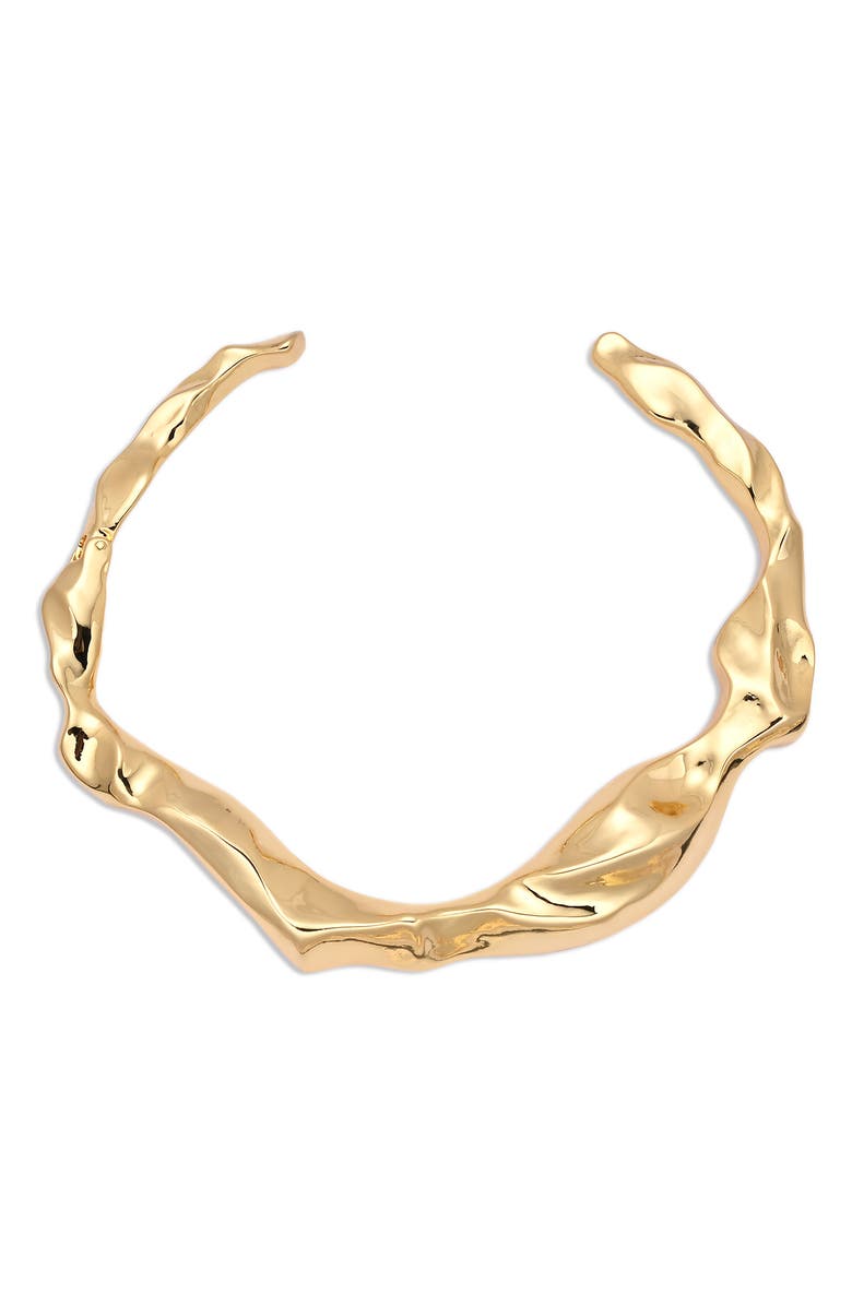 EYE CANDY LOS ANGELES Marilyn Cuff Necklace, Main, color, Gold