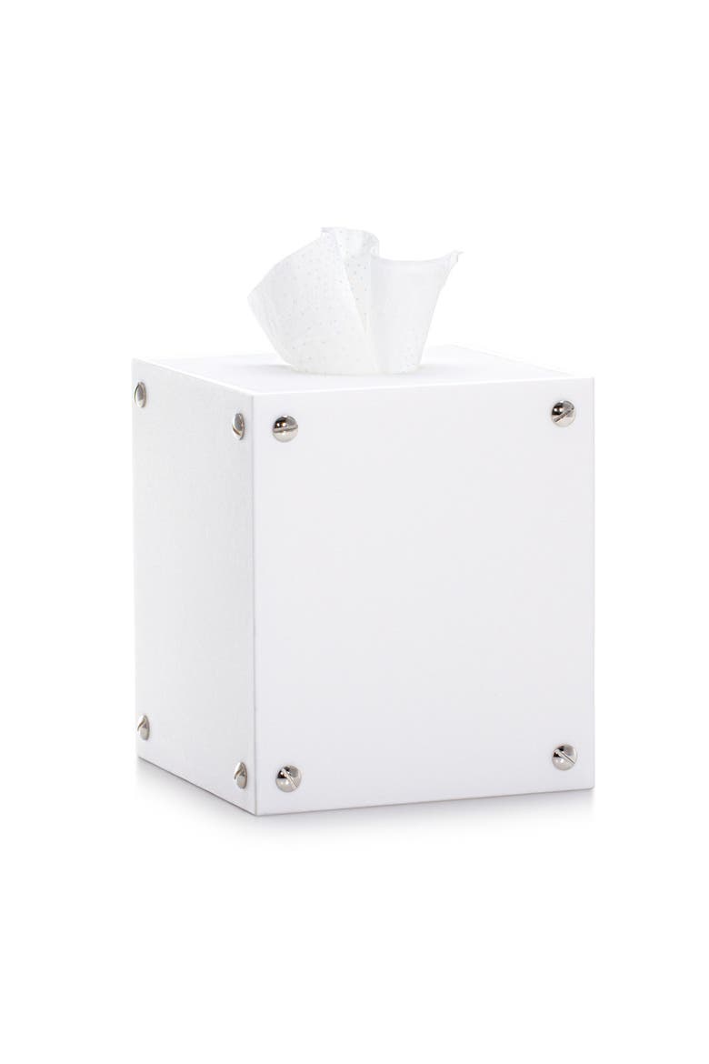 Tornillo Chrome Tissue Cover, Main, color, WHITE