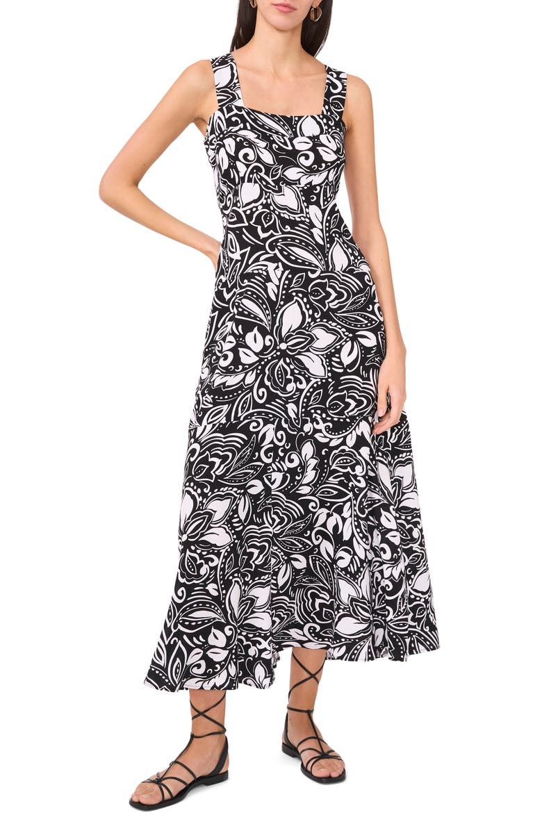 Vince Camuto Sleeveless Paneled Maxi Dress, Main, color,