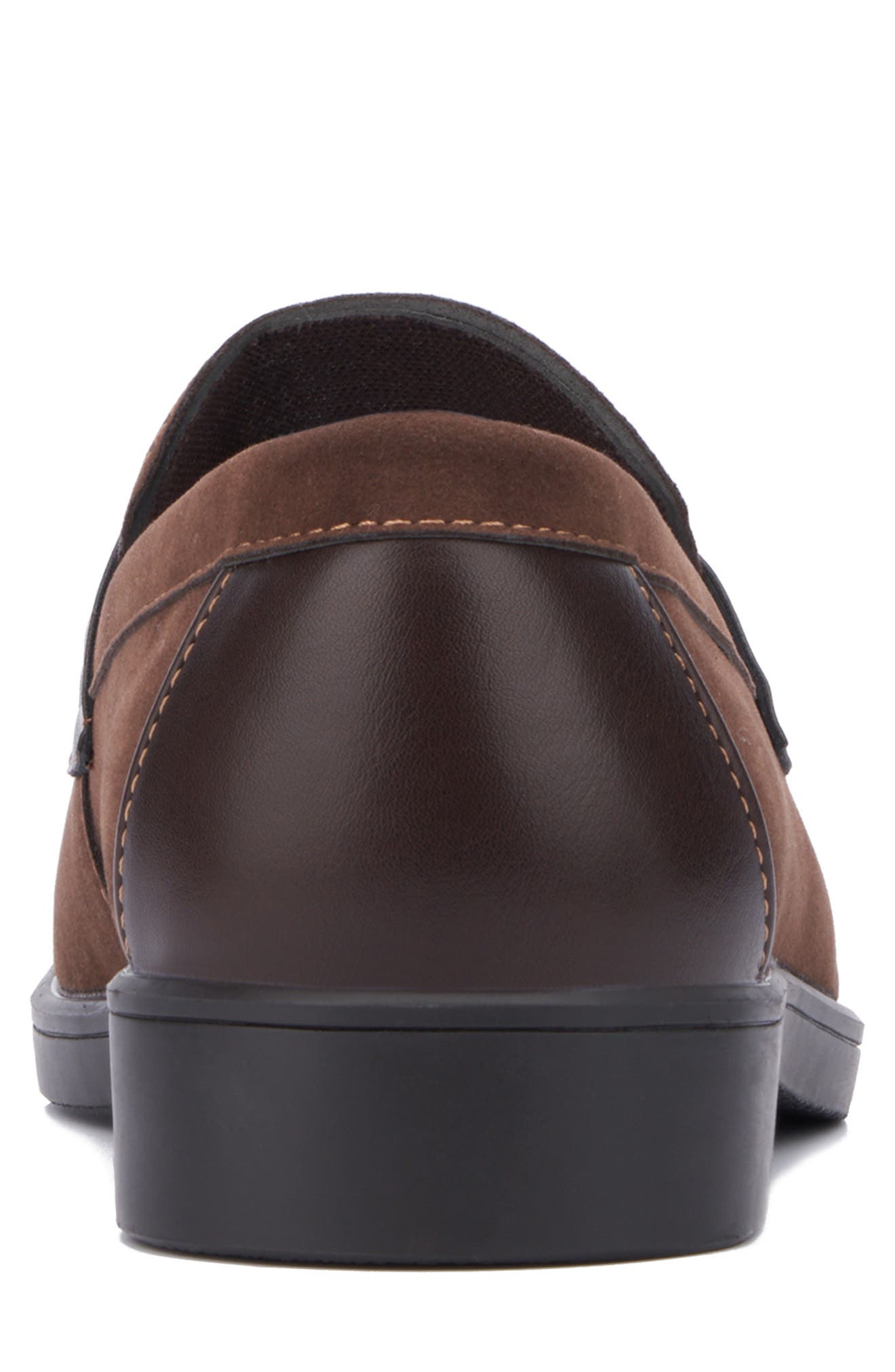 NEW YORK AND COMPANY Giolle Faux Leather Loafer, Alternate, color, Brown